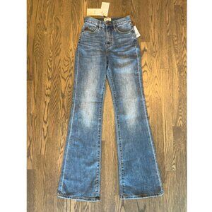 NWT - Designer Joie Prudence Bootcut Jeans - Glendale Blue - Size 24